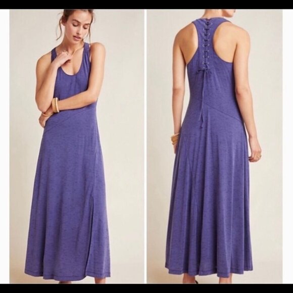 Anthropologie Maeve Melanie Knit Maxi Dress size medium - Picture 1 of 14